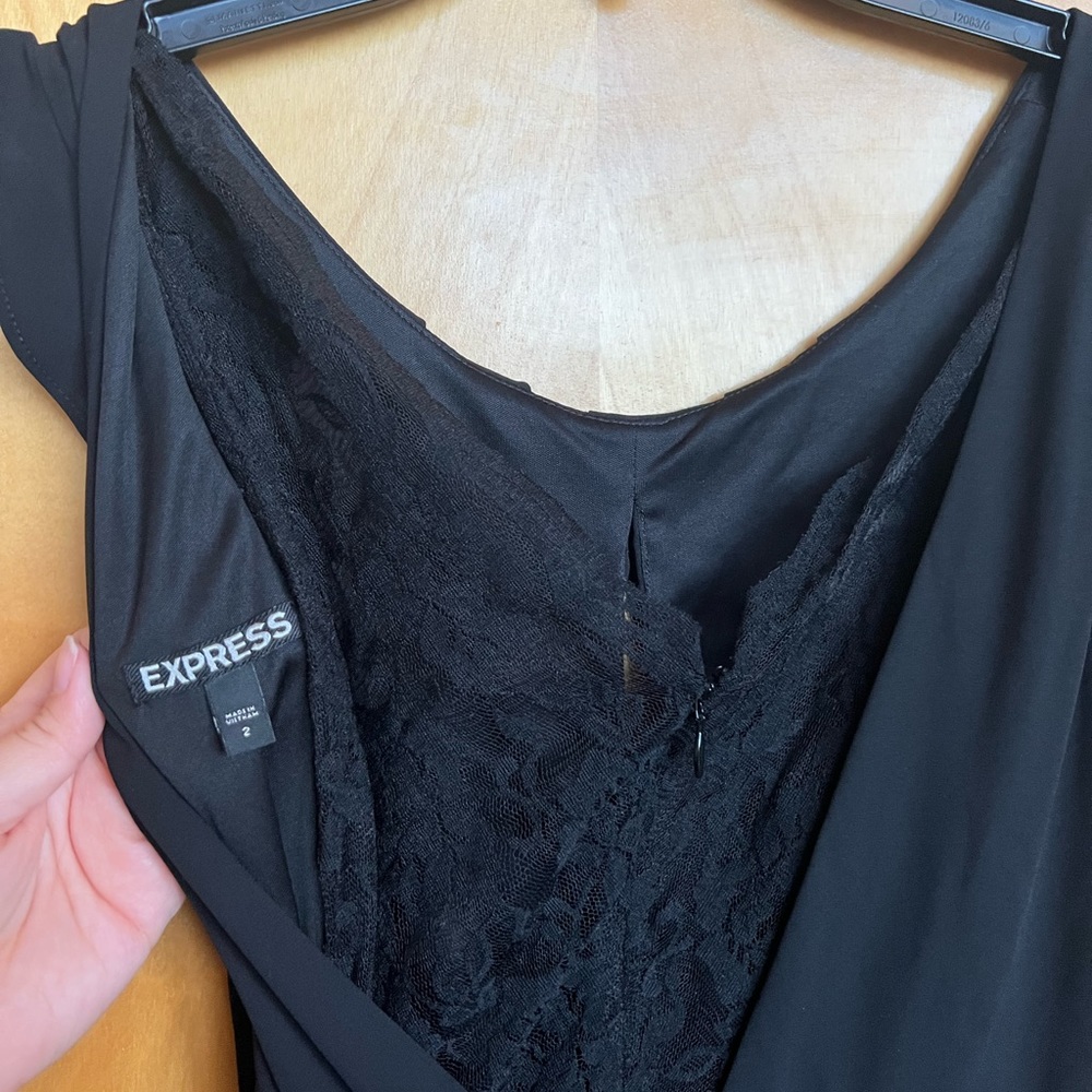 Stylish Black dress with lace back!